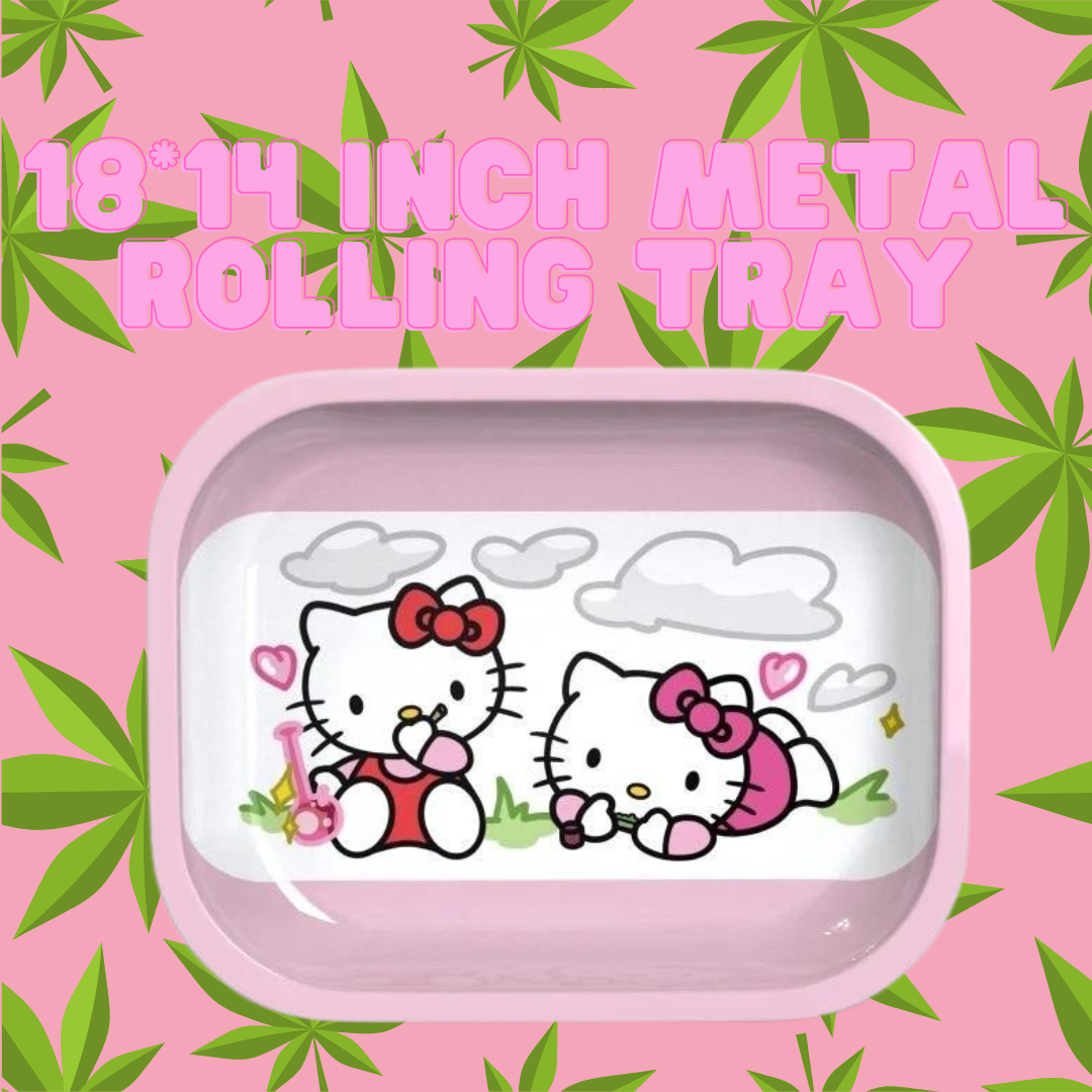 STONEDKITTY Themed Rolling Tray - Ideal Gift - Stoner Gift - Ideal Present - Gift For Her